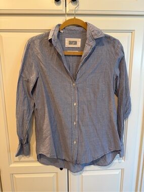 Grayson The Hero Buttondown Blue Chambray Size 01